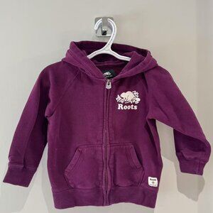 Roots kids full zip hoodie size 3T